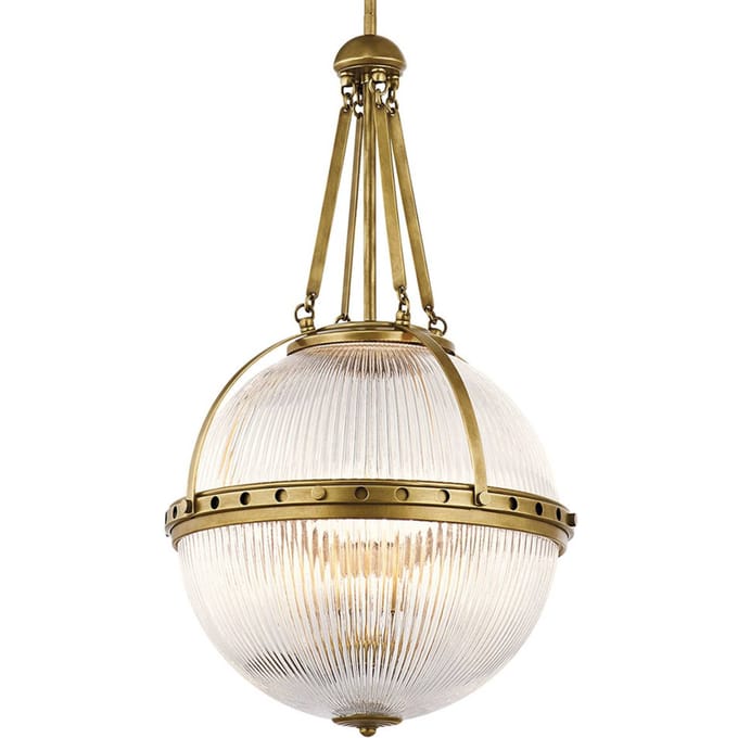 Bohemian Hanglamp - Steady Lighting - Glas - Bohemian - E14 - L: 38.4cm - Voor Binnen - Woonkamer - Eetkamer - Bruin