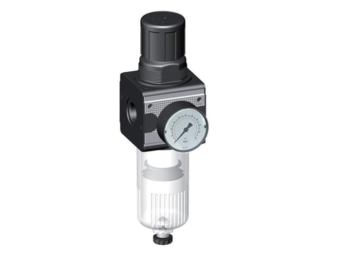 Filter-Regulator G3/4'' 6700l/min 0.5-16.0bar/7-232psi Auto (Gesloten zonder druk) Polycarbonaat Multifix 2
