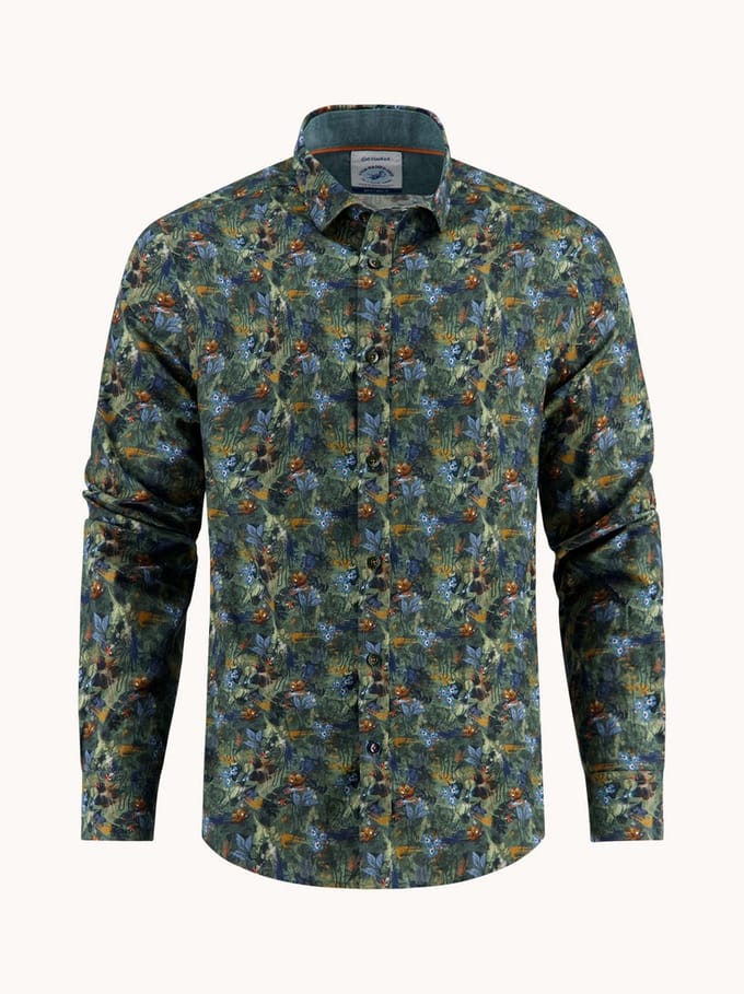 A Fish Named Fred Shirt watercolor highland Dark green (32.019.309)