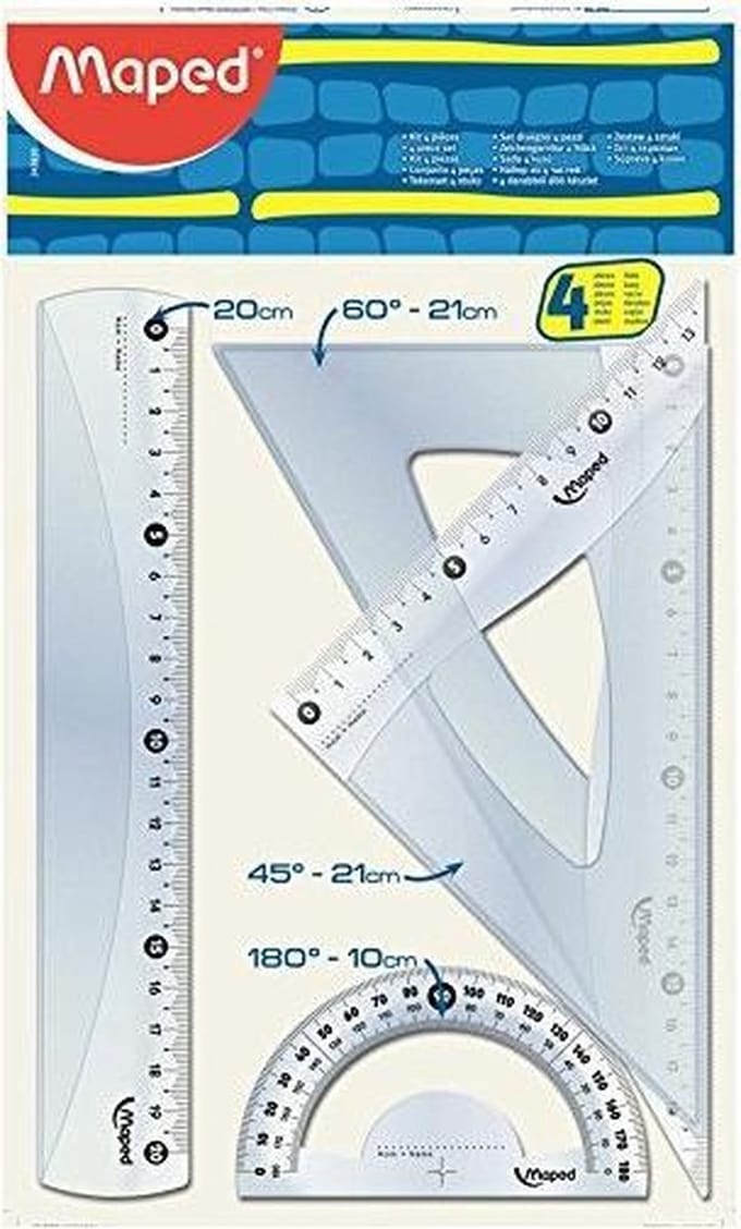 Maped tekenset / schoolset 4-delig