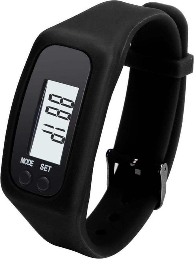 Digitale LCD Stappenteller - Run Stap - Calorie - Loopafstand - Teller - Stappenteller - Zwart