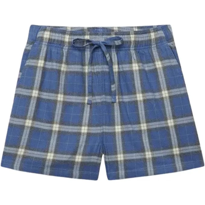 Katoenen geruite elastische short voor vrouwen Superdry