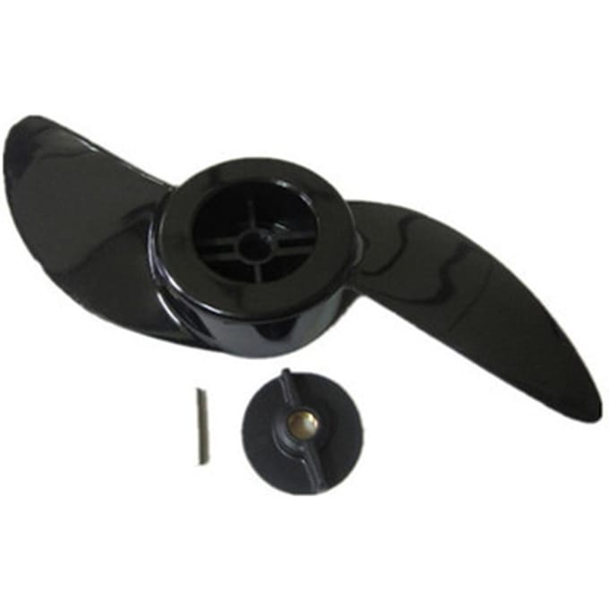 2-blads bootpropeller buitenboordmotorpropeller elektrische trollingmotor buitenboordpropeller voor zwart