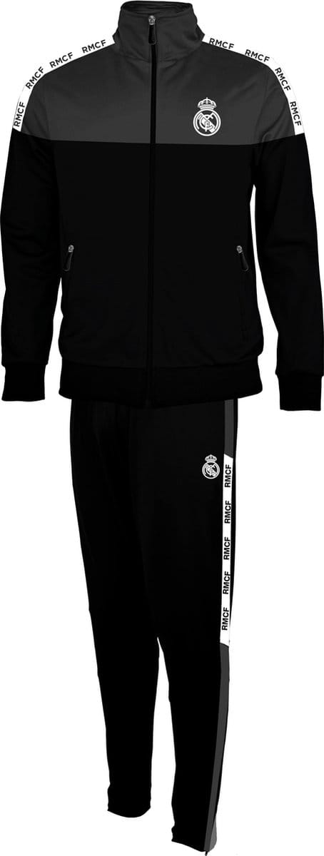 Real Madrid trainingspak KIDS - 6 jaar (116) - zwart/grijs