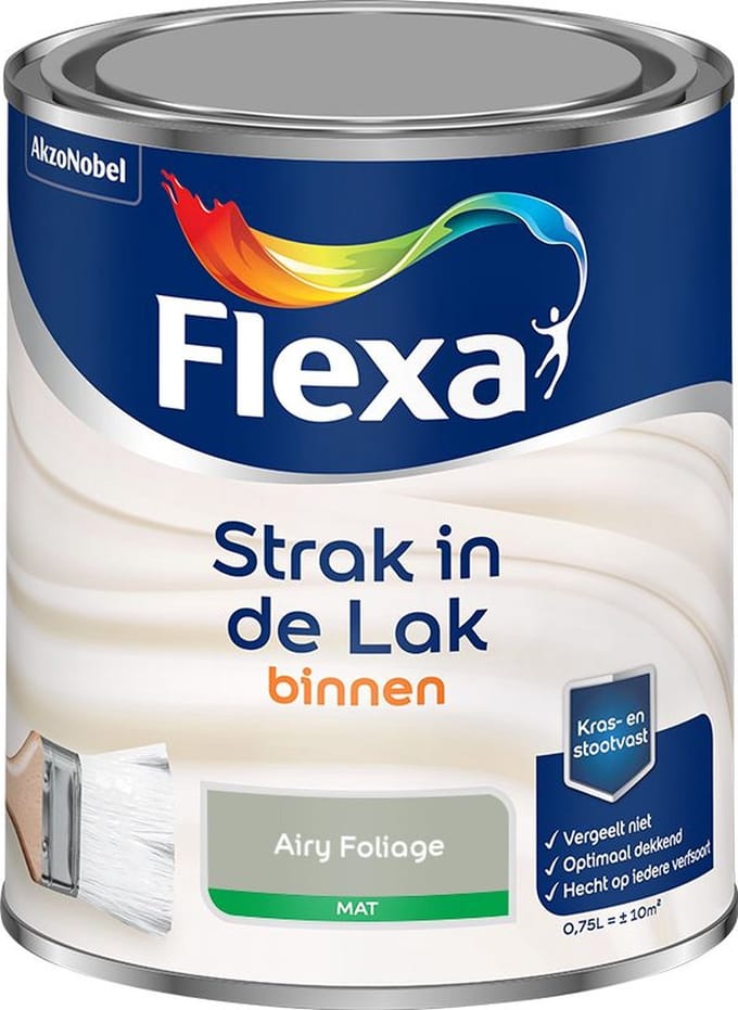 Flexa - Strak In De Lak Binnenlak Mat - Airy Foliage - Mengverf - 750 Ml