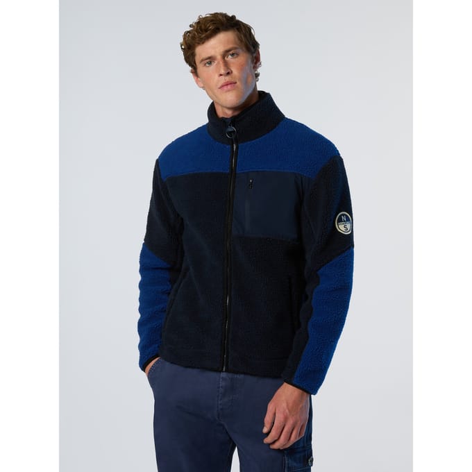 North Sails Sweatshirt Gemengde stof met volledige ritssluiting