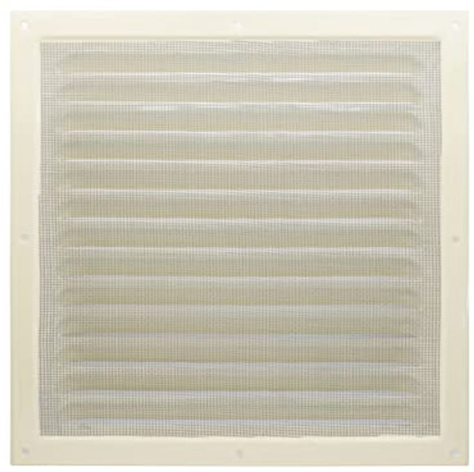 Ventilatierooster voor optimale luchtcirculatie - 20 x 20 cm, beige