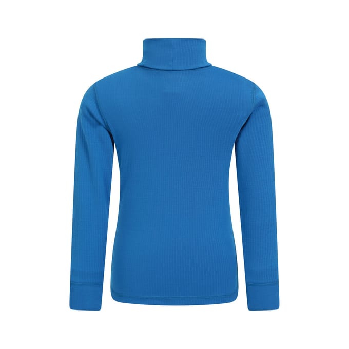 Mountain Warehouse Kinder-/kids Talus Roll Neck Top met lange mouwen (Kobalt)