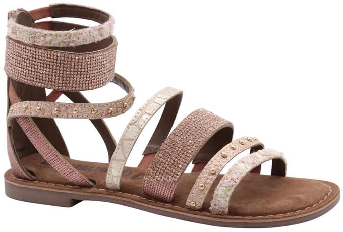 Lazamani - Elina Dames Sandalen Rose - Maat 37