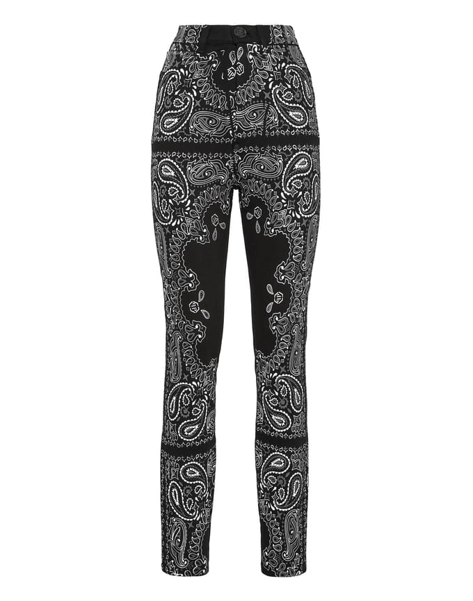 Super Hoge Taille Jegging Paisley