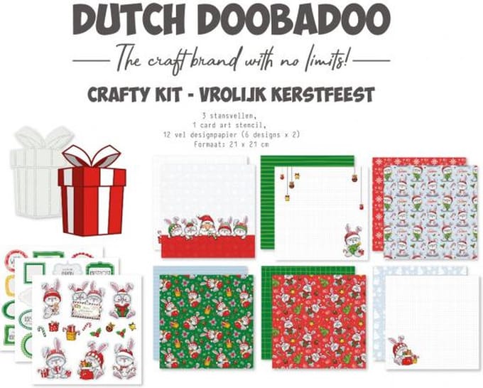 DDBD Craftykit Vrolijk Kerstfeest