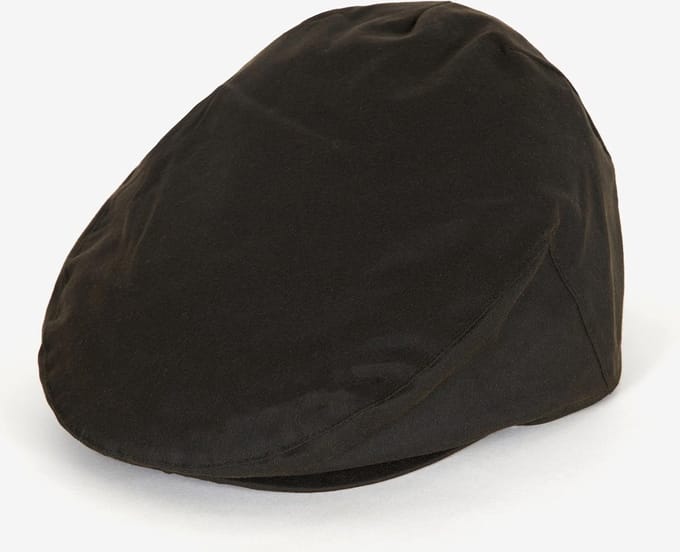 Barbour Wax Flat Cap (Maat - 7 1/2, Kleur - Olive)