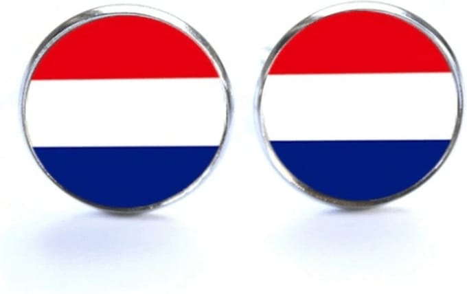 Vlag Nederland manchetknopen