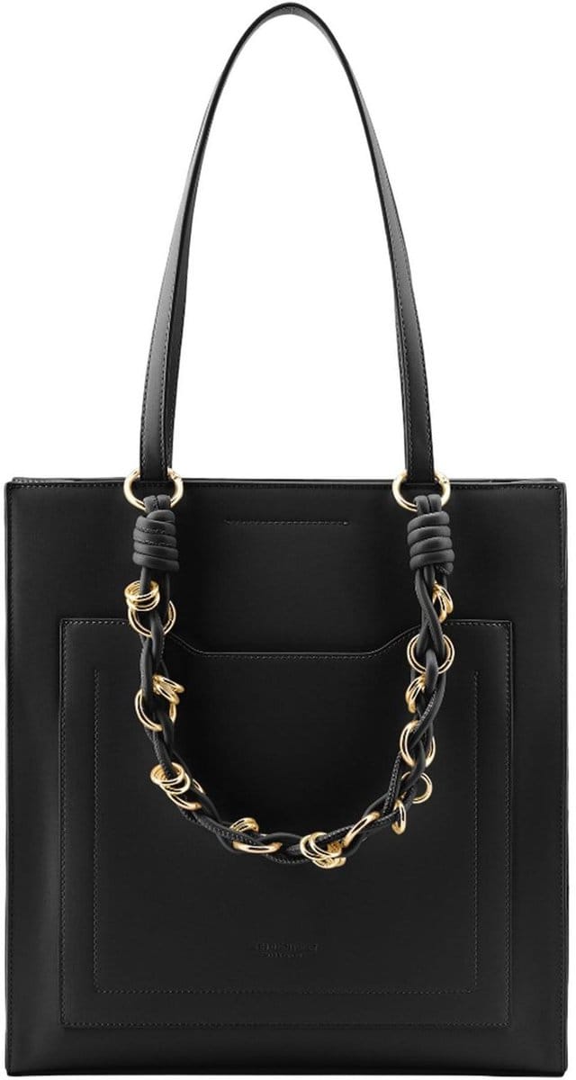 SEIDENFELT MANUFAKTUR shopper Sundby Shopper Black zwart