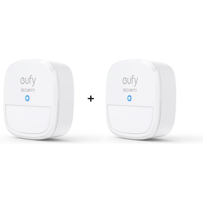 eufy Security bewegingssensor, beveiligingsysteem met alarm, 100° zichtbereik, 9 m werkafstand, batterijduur tot 2 jaar, instelbare gevoeligheid,