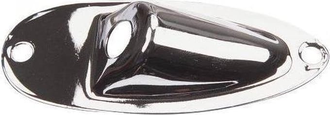 Yellow Parts EZ1136 Jack Cover Chrome gitaarschakelaar/-output