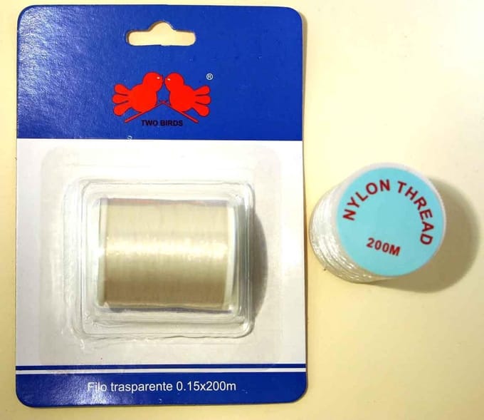 2 rollen kralendraad transparant 0,15mm x 200M = 400 meter ®Pippashop