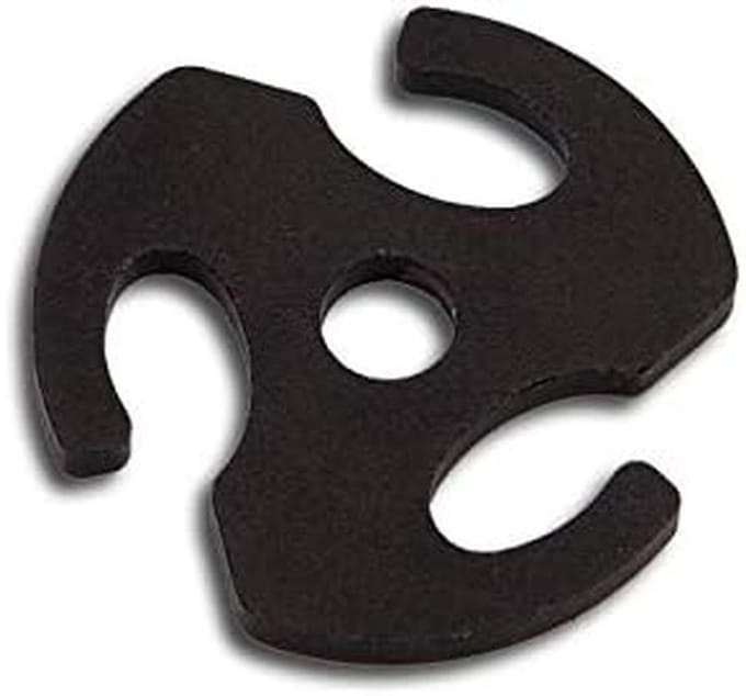 Zwarte Aluminum Spindel Adapter voor Vinyl Platen