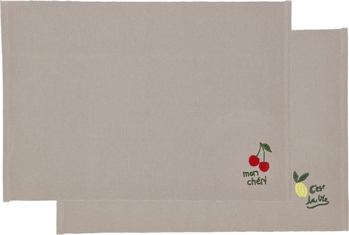 Södahl Bistro Placemat 33 x 48 cm 2 stuks Green