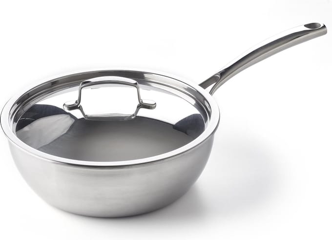 BK Superior Triply Sauteuse met deksel 24 cm