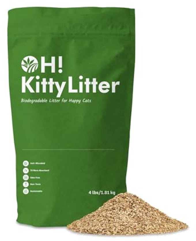 Biologisch Afbreekbare Hennep Kattenbakvulling - 1,8 kg