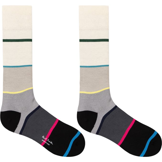 Paul Smith Sock Hayden Stripe Grey Größe: OS | Unterwäsche Outlet | Herren | Grau