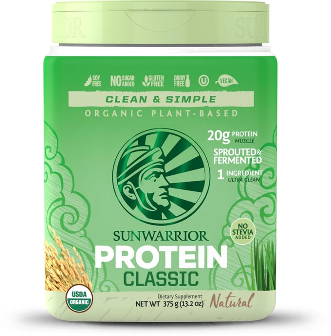 Sunwarrior Classic Proteïne Naturel - 375 gram