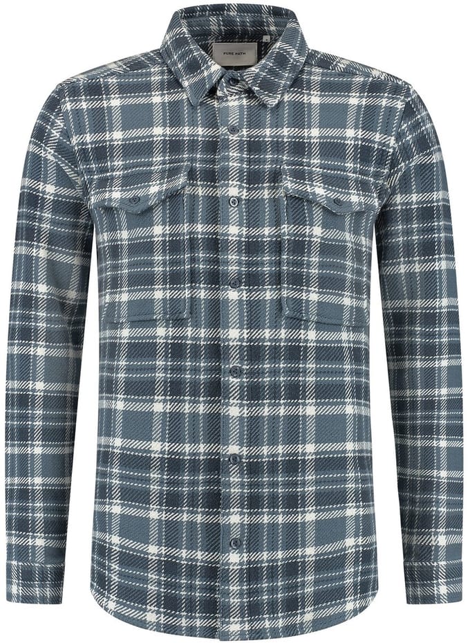 Pure Path Regular fit Shirts Over Blue (24030201 - 35)