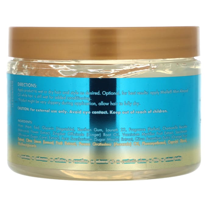 Mielle, Moisture RX, Moisturizing Styling Gel, Hawaiian Ginger, 340 g (12 oz) brown
