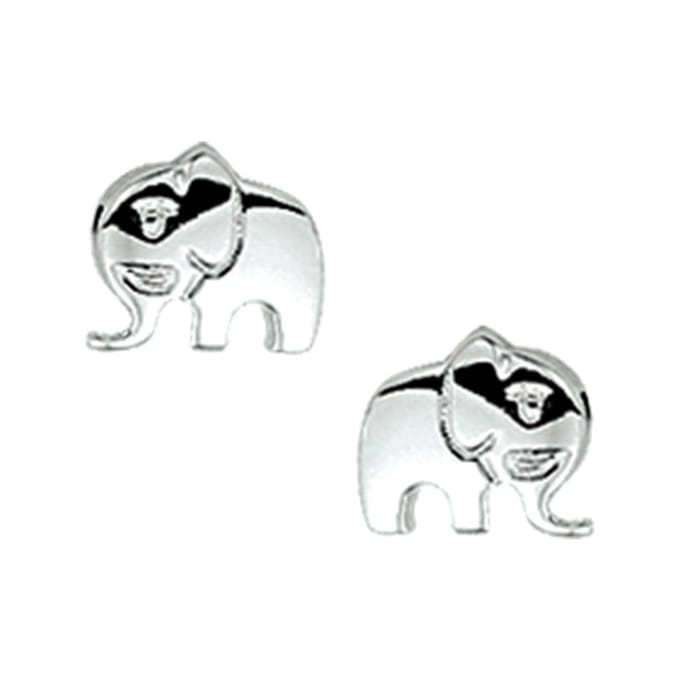 TFT Oorknoppen Olifant Zilver Gerhodineerd Glanzend