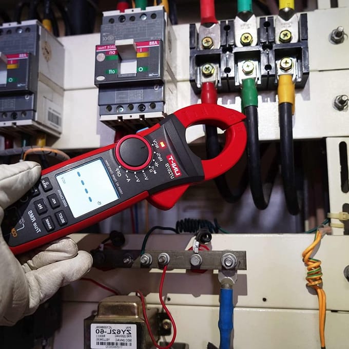 Digitale Tangmeter - Stroomtang Multimeter - Stroom Meten - True RMS Meting - 1000A 1000V - Rood