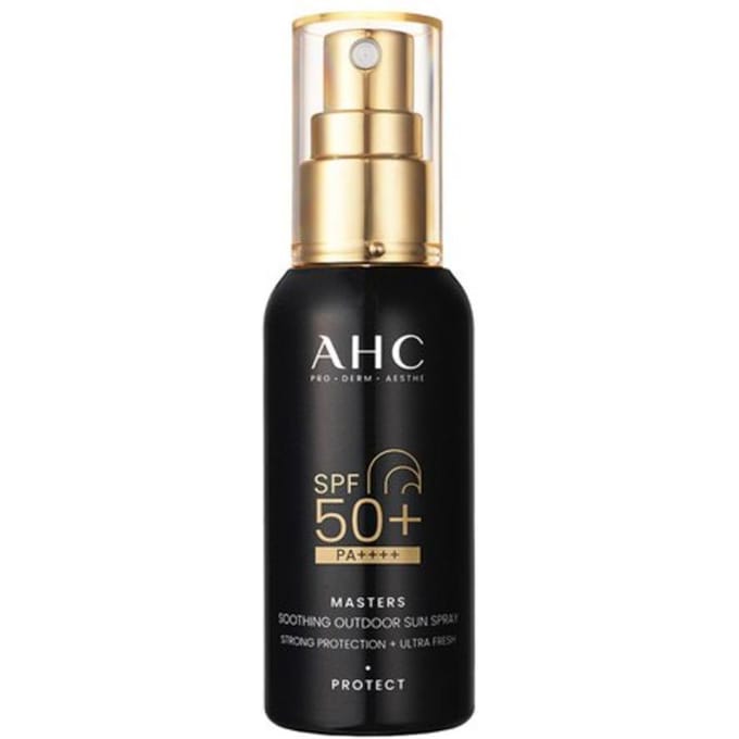 AHC Masters Soothing Outdoor Zonnebrand Spray SPF50+ PA++++ 55ml black