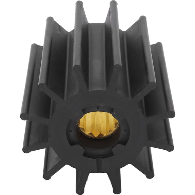 Buitenboordwaterpomp Impeller 3830459 Flexibel 12 Bladen Koper Neopreen Rubber voor Jabsco gray
