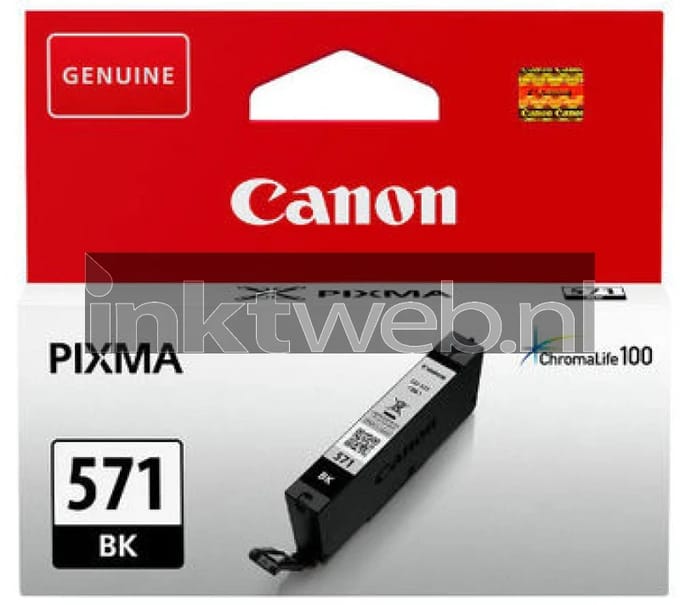 Canon CLI-571BK inktcartridge zwart (origineel)