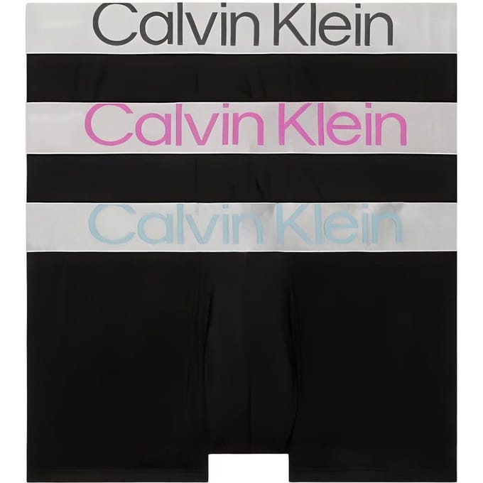 Calvin Klein 3-Pack Lage Boxer - Staal Micro Heren Ondergoed 000NB3074A-MHQ M white