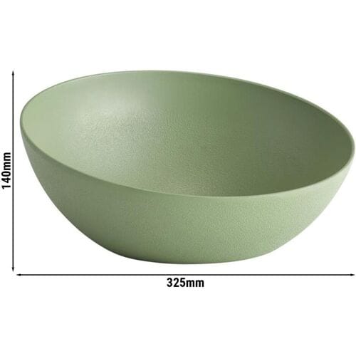 GGM Gastro (6 Stück) Schale - FROSTFIRE - Aluminium - 3 Liter - Ø 325mm - Grün