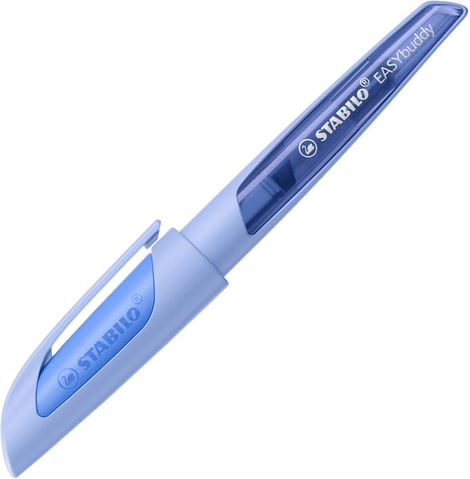 STABILO EASYbuddy - Ergonomische Vulpen - Blauw - Standaard M Punt Voor Rechtshandigen