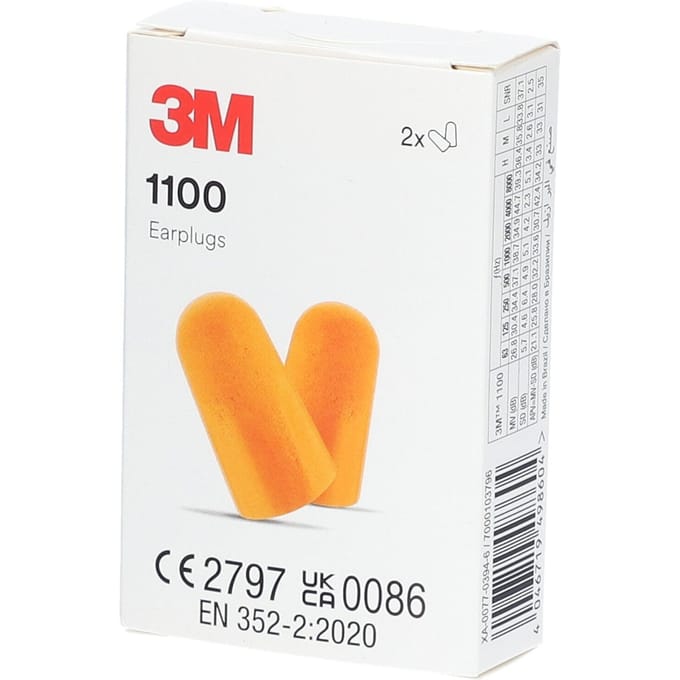 3M Oordoppen Eenmalig Gebruik 2 paar