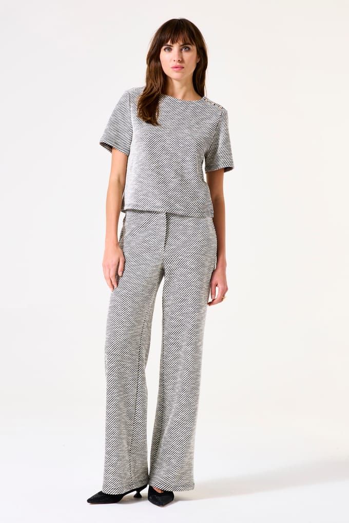 GARCIA I50318 Dames Wide Fit Broek Zwart