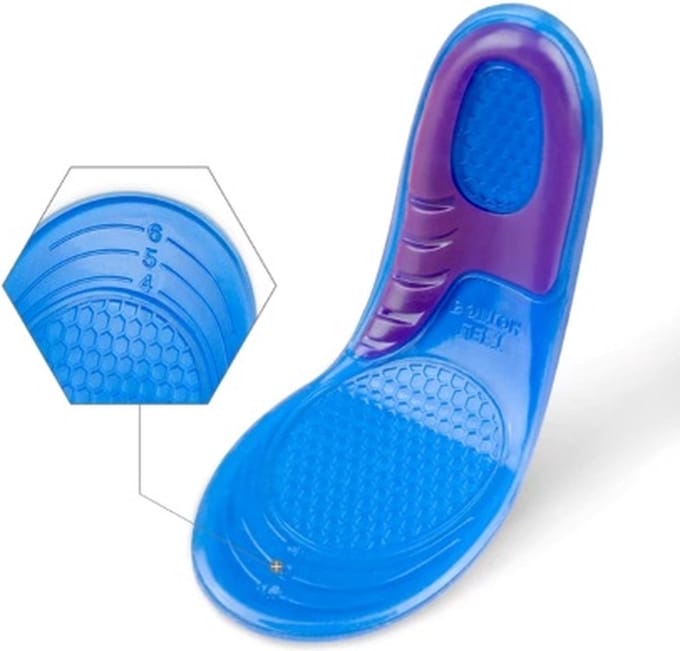 Gel Voetbed Elastische Gel Inlegzool Op Maat Te Knippen 36 - 42 Van Driel