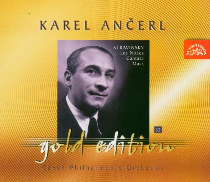 Czech Philharmonic Orchestra, Karel Ančerl - Stravinsky: Ancerl Gold Edition 32. Stravinsky: Les Noces, Cantata, Mass (CD) (Remastered)