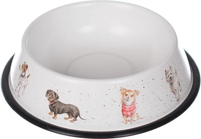 Bowl Tin - Dog - 29cm