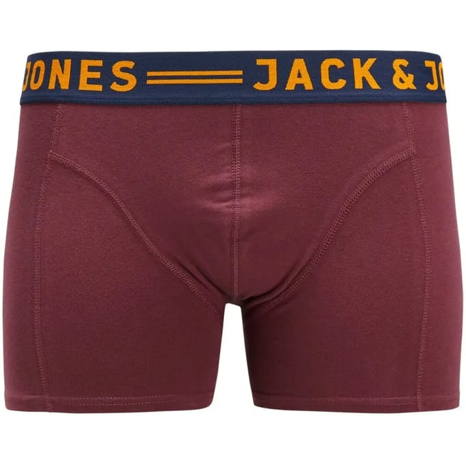 JACK & JONES- JACLICHFIELD TRUNKS 3 PACK NOOS - Heren - Trunks