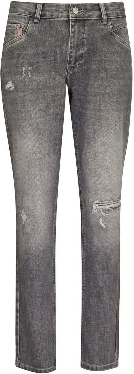 Para Mi - grijze Bowie destroy jeans - maat 38