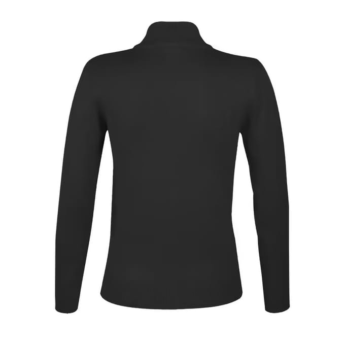 SOLS Gebreid vest met volledige rits dames/dames (Zwart)