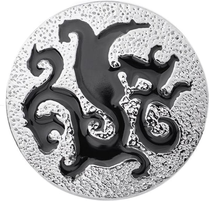 Quiges - Dames Click Button Drukknoop 18mm Ornament - EBCM310