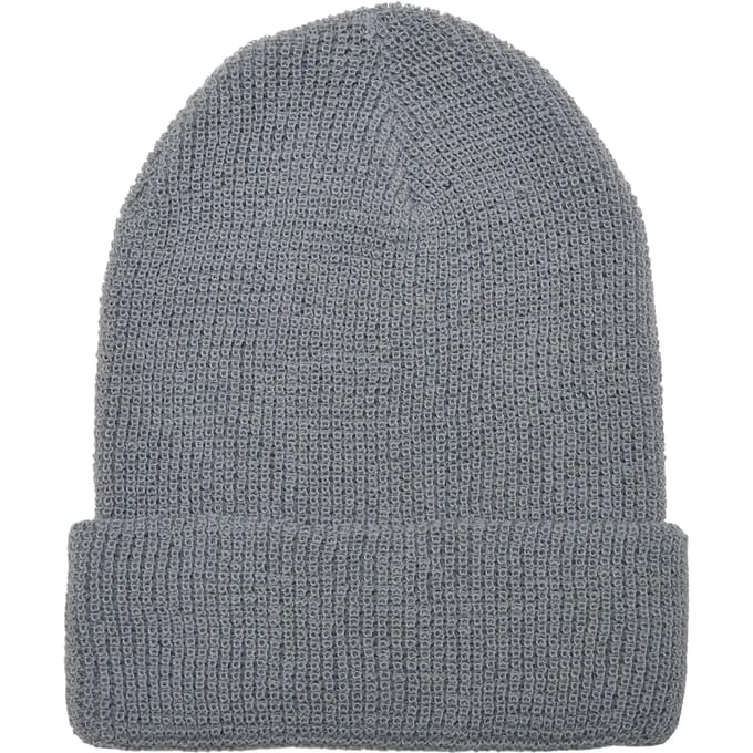 Urban Classics - Recycled Yarn Waffle Knit Beanie Muts - Beige