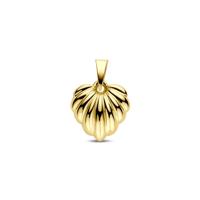 14K geelgouden hanger hartje 18 mm - 4034565