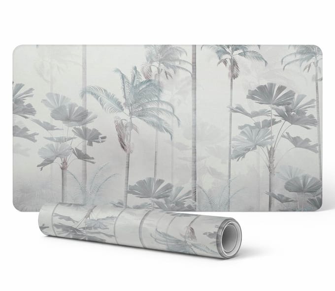 Antislip muis- en toetsenbordmat Delicate Jungle 100x50 cm