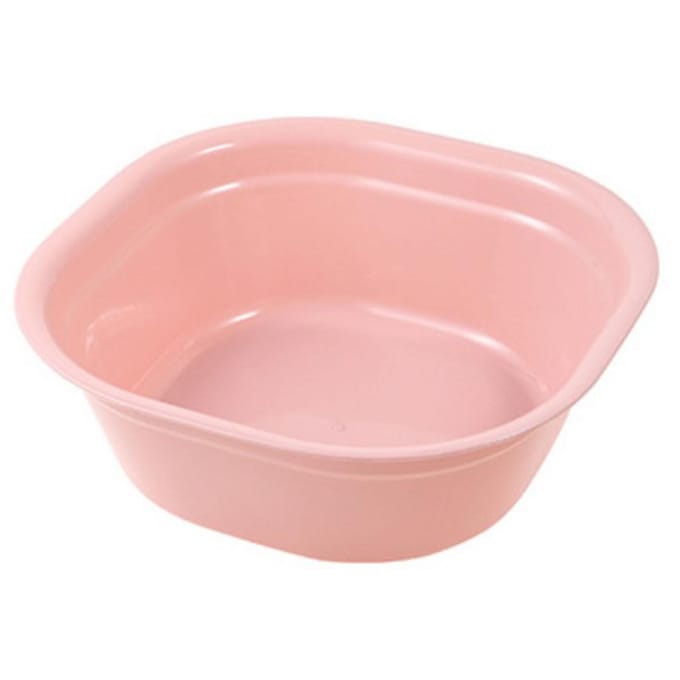 Rechthoekige wasbak voor het wassen van voeten, kinderen, klein beige